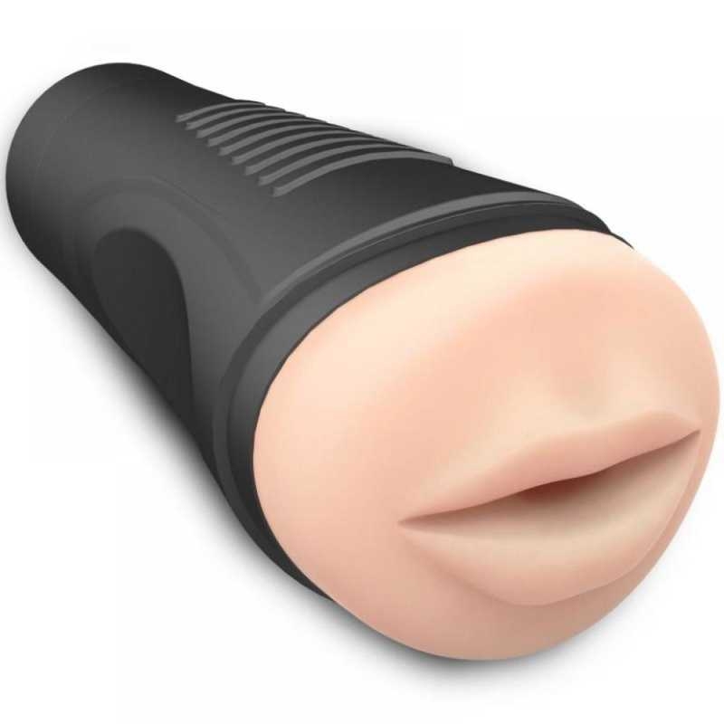 Мастурбатор в тубусе "SLT XL" ротик с эффектом лубрикации 