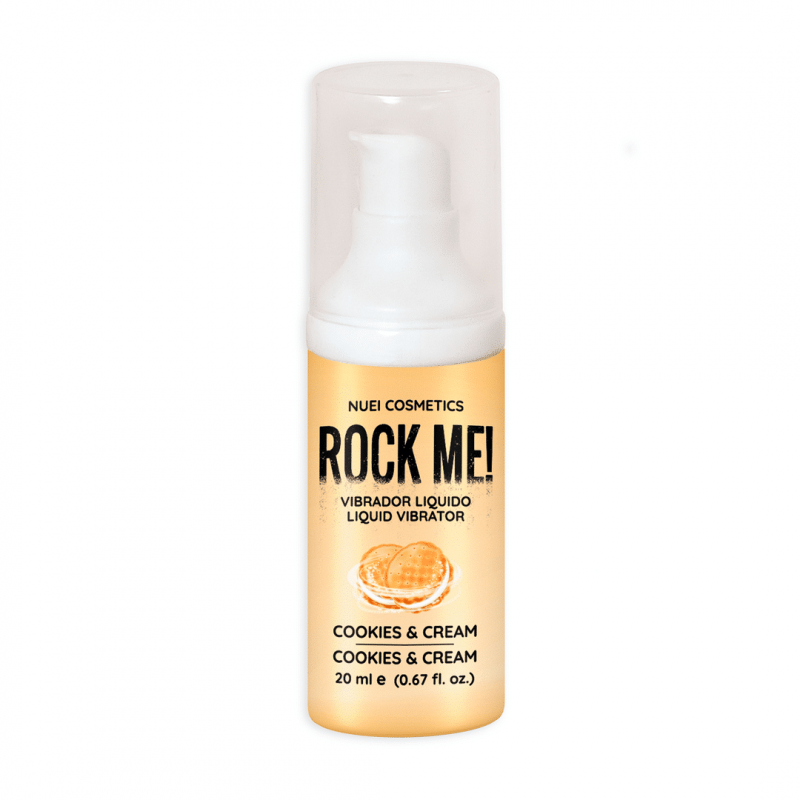 Жидкий вибратор "Nuei Rock Me" печенье со сливками, 20ml 